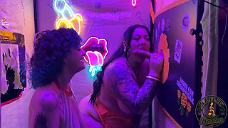 Bailey Boston & Kennedy Starling Share Bwc at Gloryhole