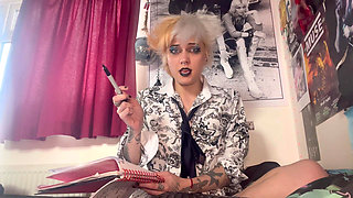 Goth Office Worker Has a Heart and Resus