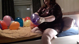 Balloon Fetish with SSBBW