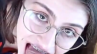 Please Cum on My Braces Dirty Talking Teen Blowjob