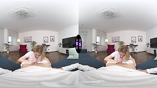 Distracted BF? Mila Shuts Him Up with a Rough BJ - TeenMegaWorld