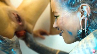Insane fisting sesh in tub - blossom, intense squirt & atm