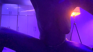 Solo Dark Skinned Ebony oiled Boobs massage  juggiling   For your smothering face POV