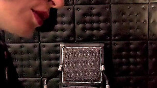 Lady Medea as Catwoman Cigarette Smoking on the Rack Human Ashtray Spittoon