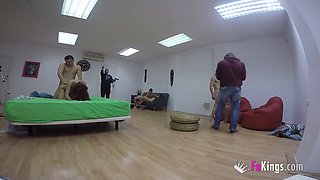 Young Dude With Swollen Dick Licks Pussy Of Shy Fattie