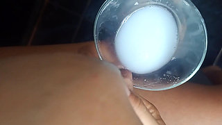 High Pressure Milk Spray!
