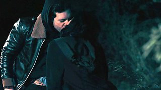 Small Hands' Outdoor Threesome Sparks Wild Lesbian Voyeuristic Desire