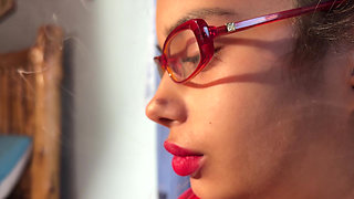 Smioking and Lip Fetish