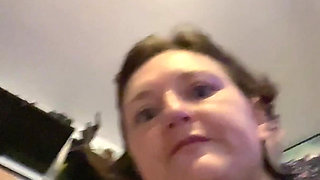 Huge Piss From My Bushy Pussy in My Mate’s Bedroom as the Bathroom Was Occupied!