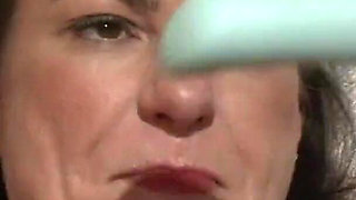 Brunette German Hot Stepmom Gets Fisted and Toyed at Homemade Casting