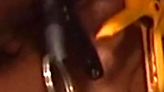 Mature Brunette MILF Bound with Weighted Nipple Clamps