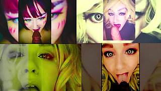 Goddess Lana - Hot Sensual Dildo Sucking Compilation 1