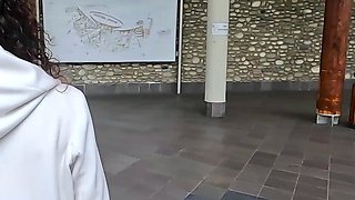 Italian girl fucks and squirts after playing with Honey