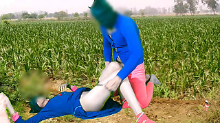 Gaon ki desi chudai Jungle Mein Mangal Village girl ki chudai outdoor jungle mein