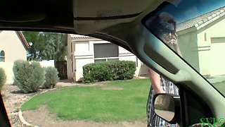 Busty MILFs Neighborly Blowjob