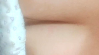 Girlfriend fuck at home accidental creampie inside