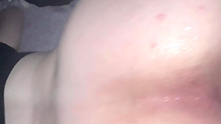 So Much Cum in My Ass Dripping Out Both Holes