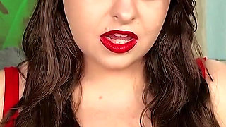 Wife's Lipstick Kissing Surprise