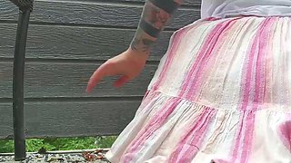 Curly Blonde Teen Records Solo Dildo Masturbation More at