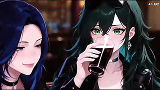 Kicked on Her, Hooked Up with Her Best friend After Dinner Scene four AI Generated,CX
