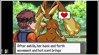 Pokemon Hentai Version - Training My Lopunny Bunny Furry Hentai With Loira Gostosa