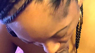 Sucking That Dick POV Style and Getting a Huge Nutt All Over My Face and Titties