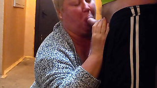 Oral sex and masturbation cock in the entrance 2