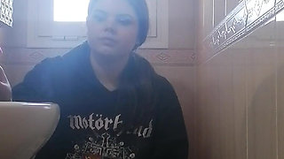 Watcher on Toilet