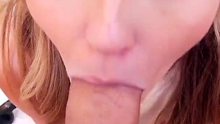 Nicole Clitman Huge Cock Blowjob and Cum Swallow
