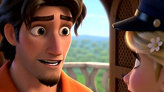 Rapunzel's First Time with Flynn Rider in HD