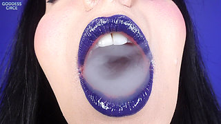 Addicted to My Beauty - Cigar and Blue Lipstick