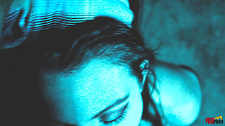 Trapped Slut pushed to Strip and Suck off Captor