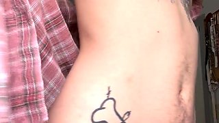 Amateur teen in a long intense solo scene