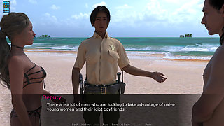 Paradise City: Sexy Dressed Hot Wife Walks on the Beach with Her Cuck Hubby Things Got Spicy - Episode 10