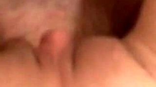 Sexy young brunette takes long hard cock
