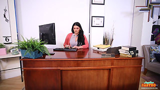 Angelina Castro Strap on with Karen Fisher!