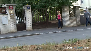 Czech Jacker 23: Bus Stop Bounty - the Blonde’s Tits Tease