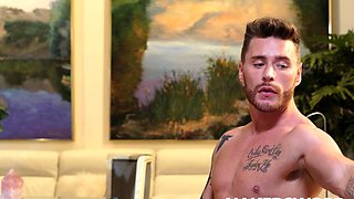 Two Gays Shares One Dick In Threesome