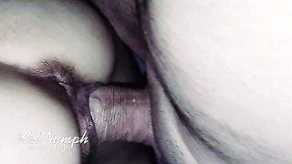 Daddy's Fat Cock Sliding Into My Stepsister's Tight Pussy - Wet Nymph