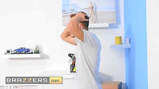 Pavlos wants to play with his dildo, but his roomies Mai Thai and zaawaadi want to play with him - brazzers