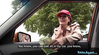 Cute waitress offered me some morning coffee