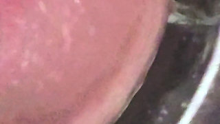Big Cock cum shot with The Handy