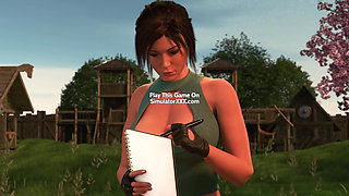 Learning Tribal Ways with Lara Croft ( Simulator 3D )