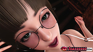 Ginger Anime Girl in 3D Hentai - Enjoy Pussy Fingering with Loud Moans, Anal Vibrator for Tight Ass Stimulation, and Squirt