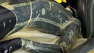 Mistressae & Miss Lilly: Latex Bedroom Foursome Edging Session