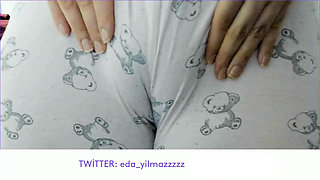 Cameltoe- Swollen Pussy- Masturbate with Pajamas