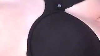 Ashley stretched and tickled