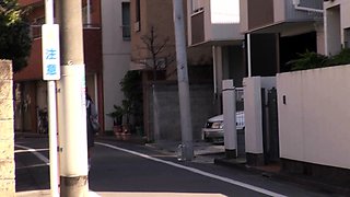 Japanese teen in schoolgirl uniform stripped and fucked