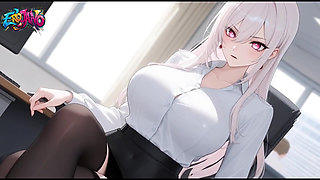 Secretary Falls in Love with Her Boss Anime Romance