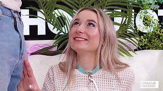 Innocent Blonde Thea Summers Asks Bryan Gozzling For Sloppy Sex!